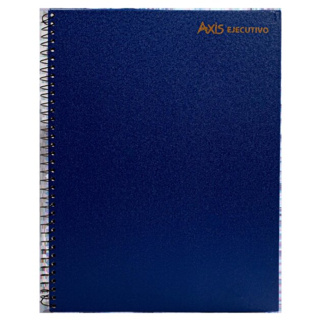 Cuaderno universitario Axis 2 rayas 96 hojas azul x10u