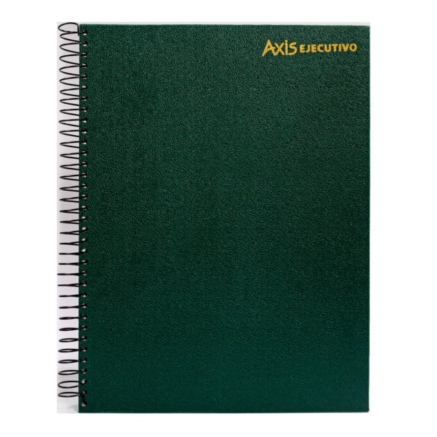 Cuaderno universitario Axis 192 hojas verde x5u