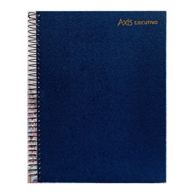 Cuaderno universitario Axis 1 raya 192 hojas azul x5u