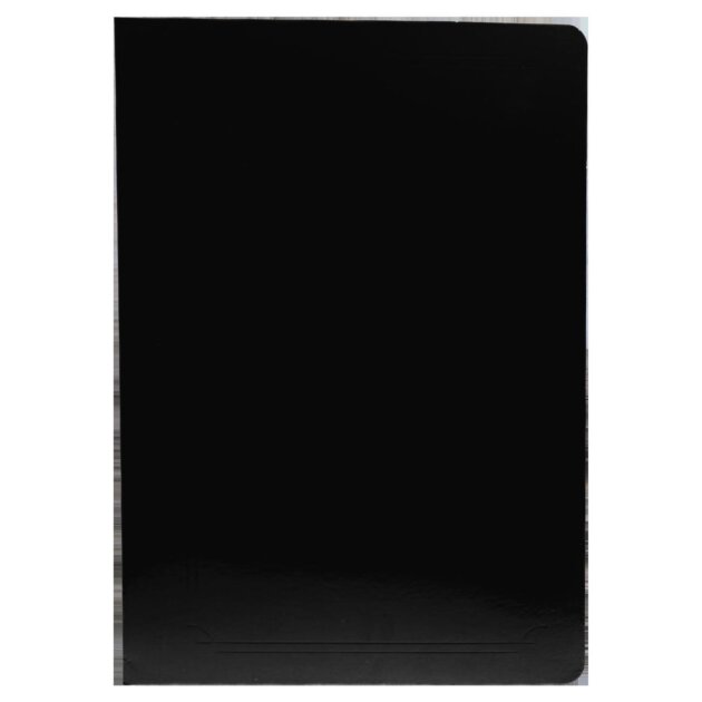 Carpeta archivadora cartón negro Axis