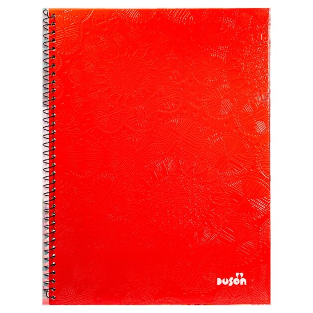 Cuaderno Ñandutí universitario 48 hojas rojo x20u