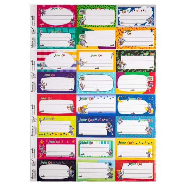 Hoja rótulo Jester Cat 1 x 24