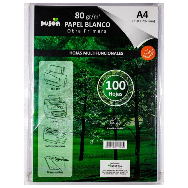 Resmita 100 hojas 80gr A4