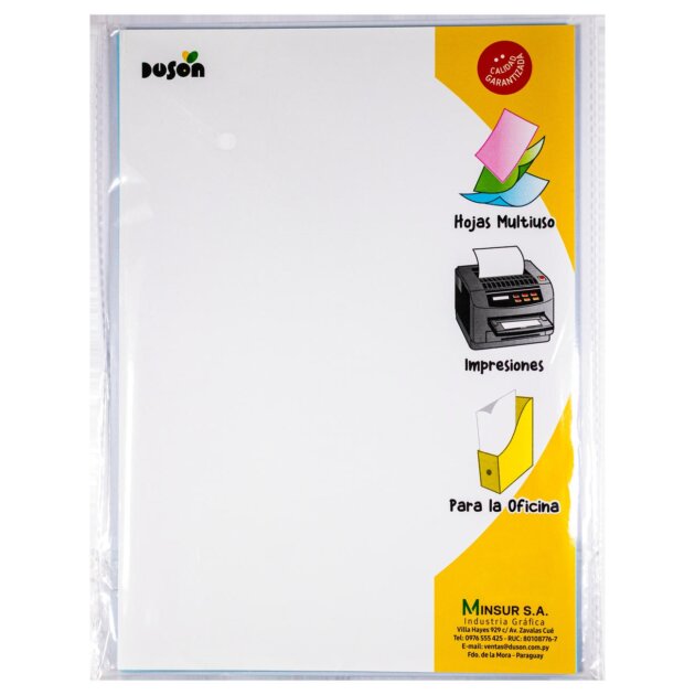 Multipapel Duson colores A4 x50