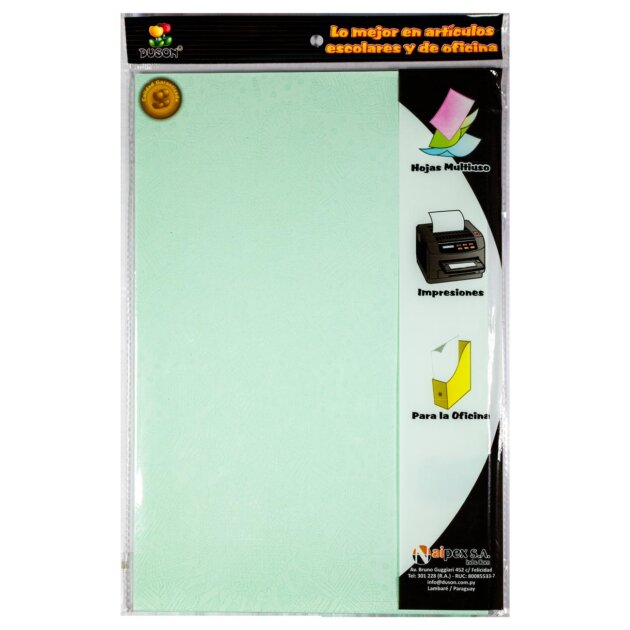 Blister cartulina Ñandutí oficio colores x25